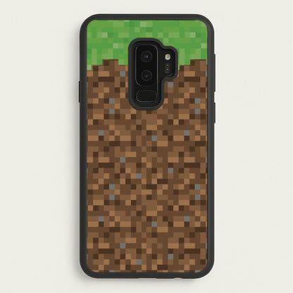 Dirt Block  - Minecraft Phone Case for Galaxy S9 Plus