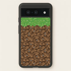 Dirt Block  - Minecraft Phone Case for Google Pixel 8