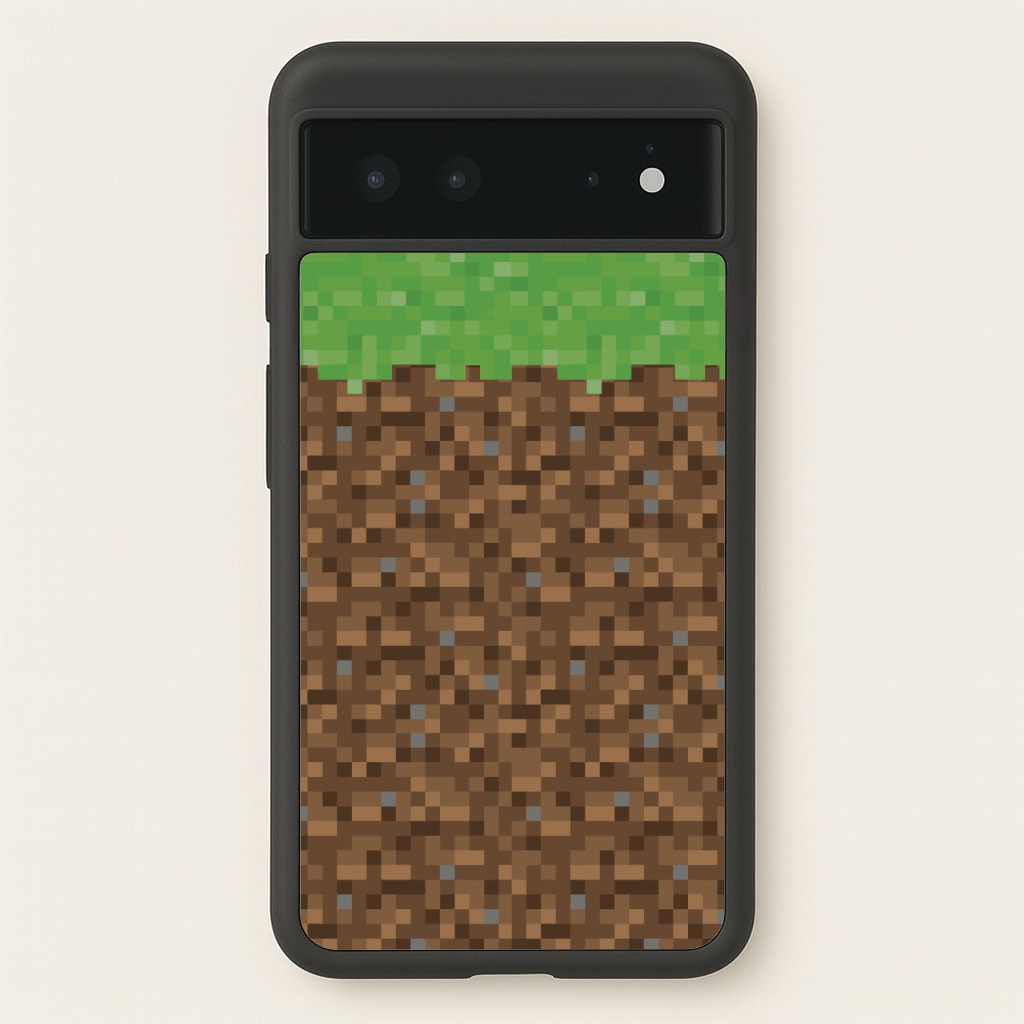 Dirt Block  - Minecraft Phone Case for Google Pixel 6