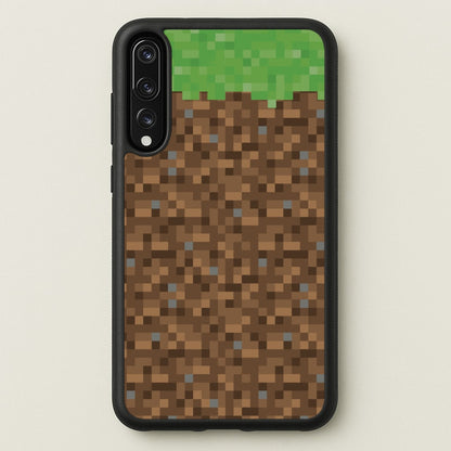 Dirt Block  - Minecraft Phone Case for Huawei P20 Pro