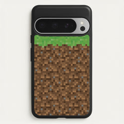 Dirt Block  - Minecraft Phone Case for Google Pixel 9 Pro XL