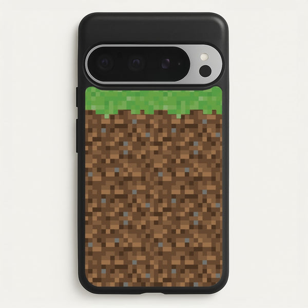 Dirt Block  - Minecraft Phone Case for Google Pixel 9 Pro XL