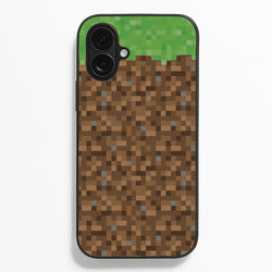Dirt Block  - Minecraft Phone Case for iPhone 16 Plus