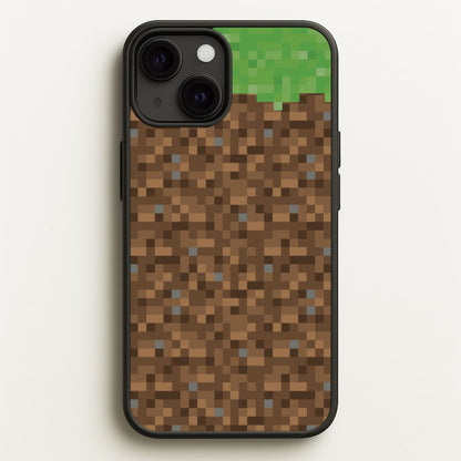 Dirt Block  - Minecraft Phone Case for iPhone 13 Mini