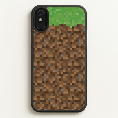 Dirt Block  - Minecraft Phone Case for iPhone XS Max