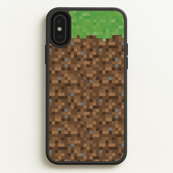 Dirt Block  - Minecraft Phone Case for iPhone XS Max