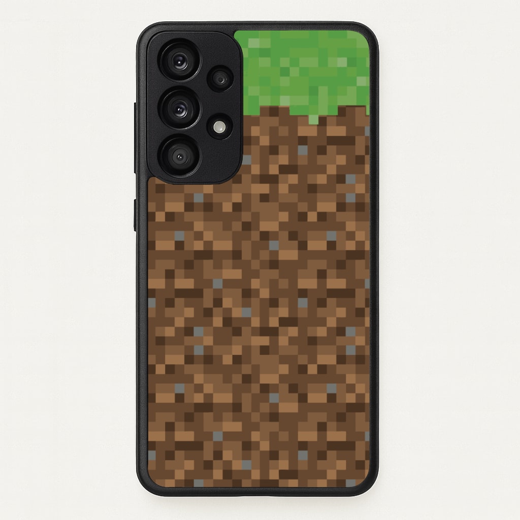 Dirt Block  - Minecraft Phone Case for Galaxy A53