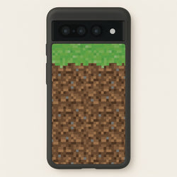 Dirt Block  - Minecraft Phone Case for Google Pixel 7 Pro