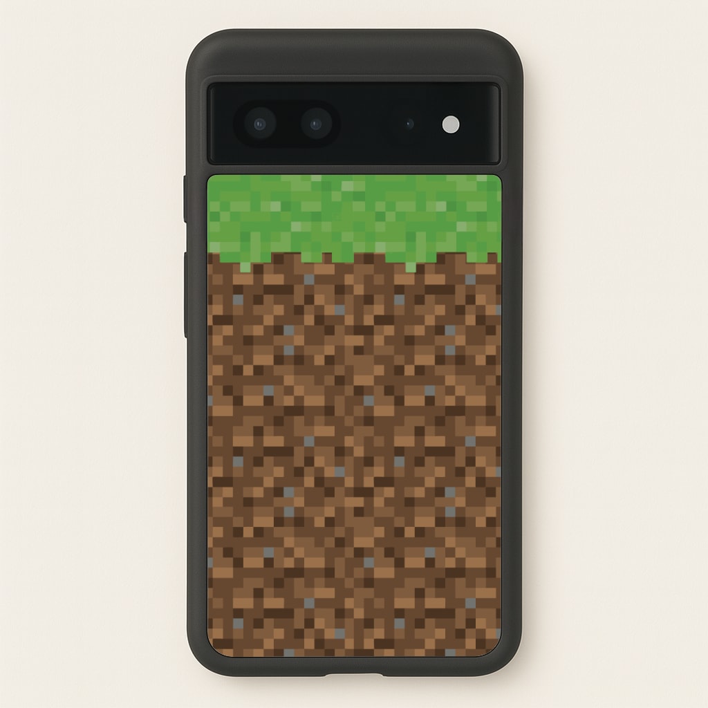 Dirt Block  - Minecraft Phone Case for Google Pixel 7
