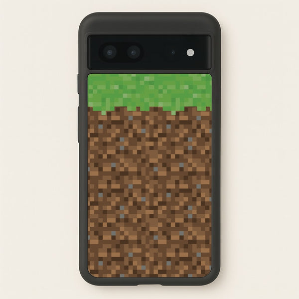 Dirt Block  - Minecraft Phone Case for Google Pixel 7