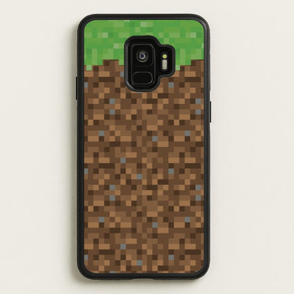 Dirt Block  - Minecraft Phone Case for Galaxy S9