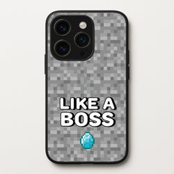 Like A Boss  - Minecraft Phone Case for iPhone 14 Pro Max