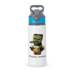 Chicken Jockey  Active Water Bottle - Blue