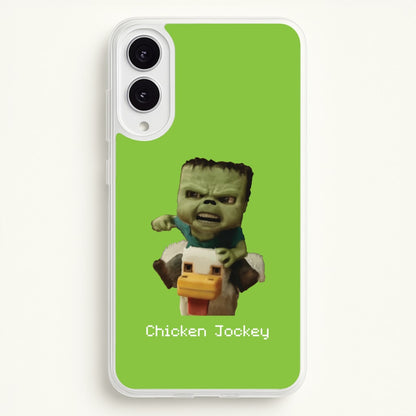 Chicken Jockey   - Minecraft Phone Case for Galaxy S25 Edge