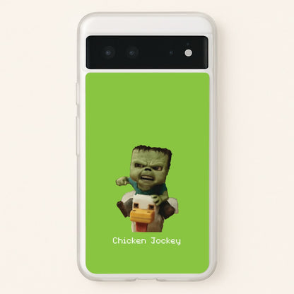 Chicken Jockey   - Minecraft Phone Case for Google Pixel 6