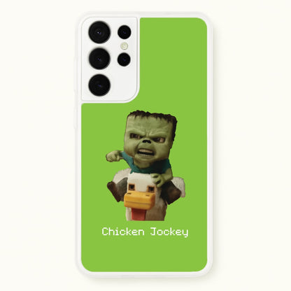 Chicken Jockey   - Minecraft Phone Case for Galaxy S21 Ultra