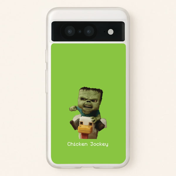 Chicken Jockey   - Minecraft Phone Case for Google Pixel 8