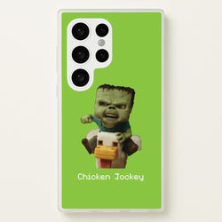 Chicken Jockey   - Minecraft Phone Case for Galaxy S24 Ultra