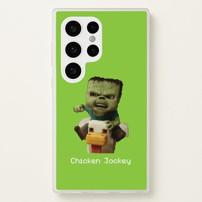 Chicken Jockey   - Minecraft Phone Case for Galaxy S24 Ultra