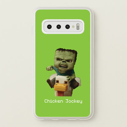 Chicken Jockey   - Minecraft Phone Case for Galaxy S10