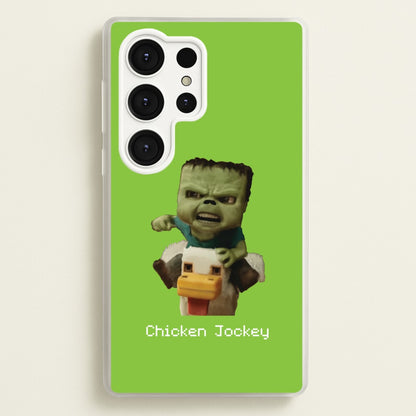 Chicken Jockey   - Minecraft Phone Case for Galaxy S25 Ultra