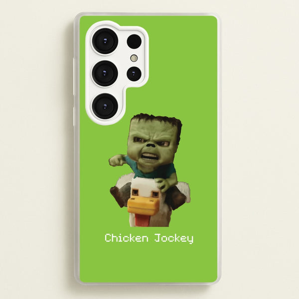 Chicken Jockey   - Minecraft Phone Case for Galaxy S25 Ultra