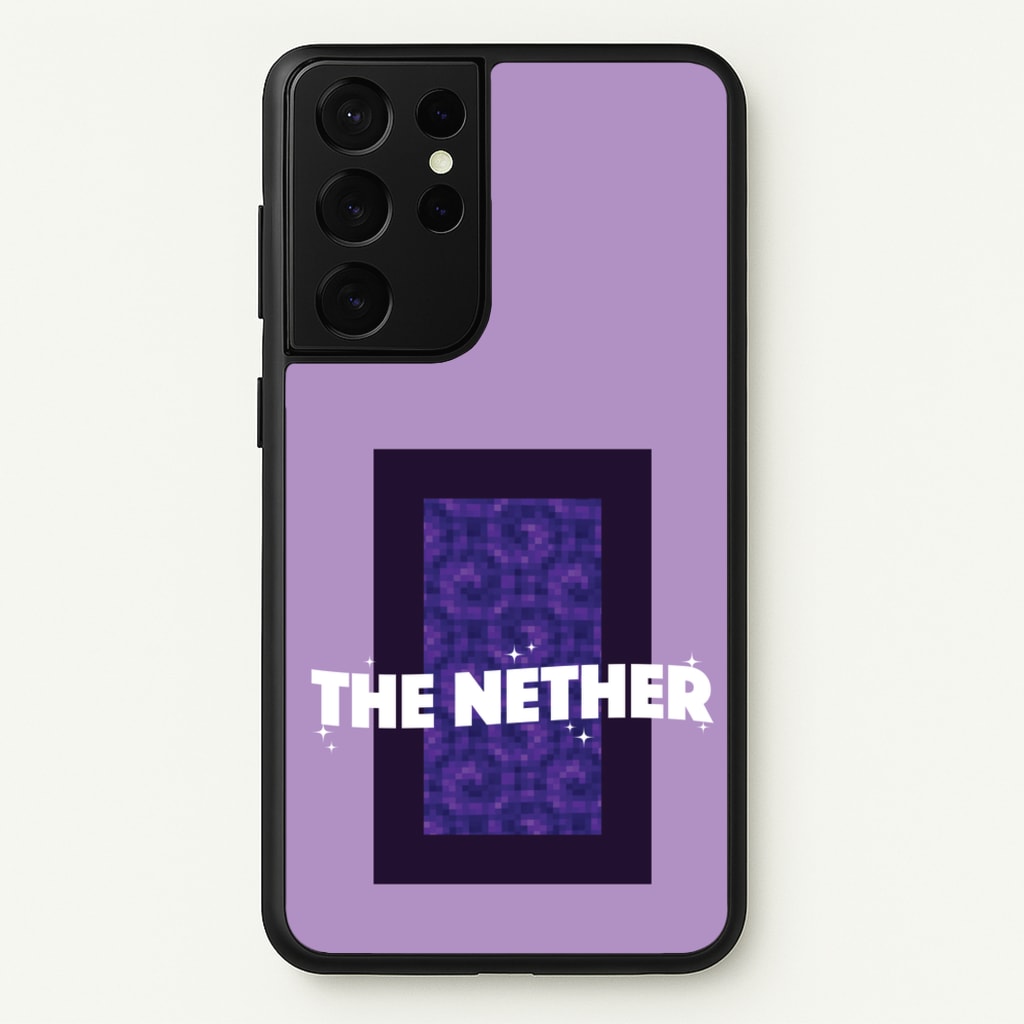 The Nether  - Minecraft Phone Case for Galaxy S21 Ultra