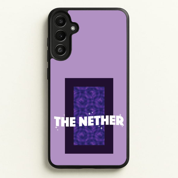 The Nether  - Minecraft Phone Case for Galaxy A34