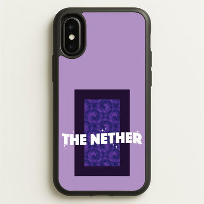 The Nether  - Minecraft Phone Case for iPhone X / XS