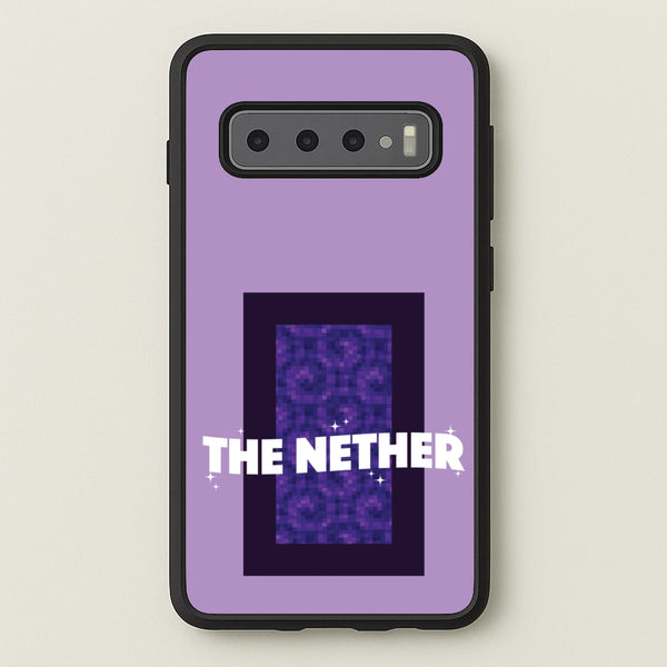 The Nether  - Minecraft Phone Case for Galaxy S10 Plus