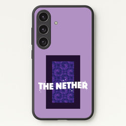 The Nether  - Minecraft Phone Case for Galaxy S24FE