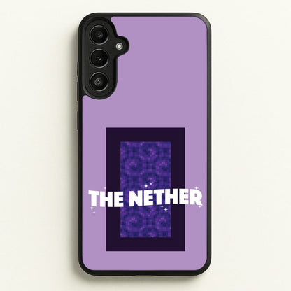 The Nether  - Minecraft Phone Case for Galaxy A36