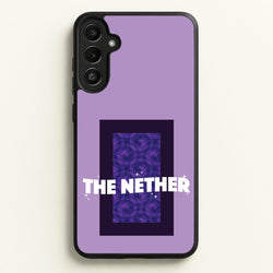The Nether  - Minecraft Phone Case for Galaxy A36