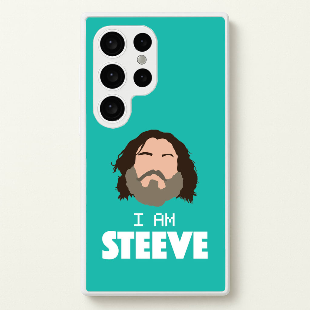 Jack I Am Steve  - Minecraft Phone Case for Galaxy S24 Ultra
