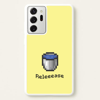 Release  - Minecraft Phone Case for Galaxy Note 20 Ultra