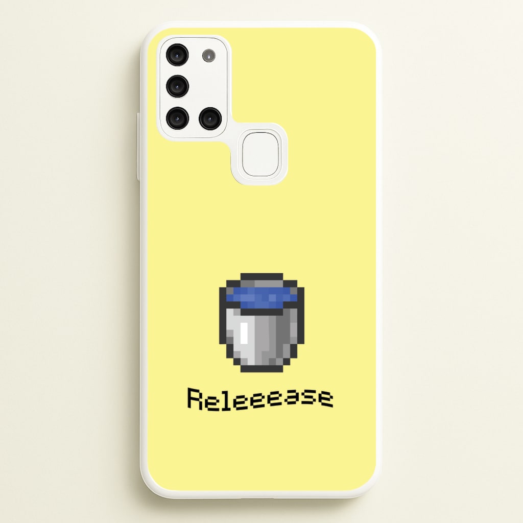Release  - Minecraft Phone Case for Galaxy A21s