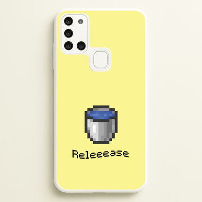 Release  - Minecraft Phone Case for Galaxy A21s