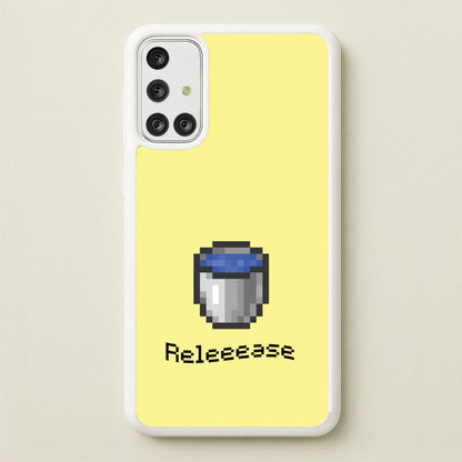 Release  - Minecraft Phone Case for Galaxy A71