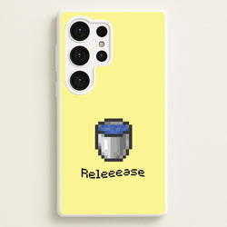 Release  - Minecraft Phone Case for Galaxy S25 Ultra