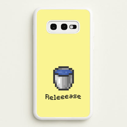 Release  - Minecraft Phone Case for Galaxy S10e