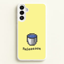 Release  - Minecraft Phone Case for Galaxy A34