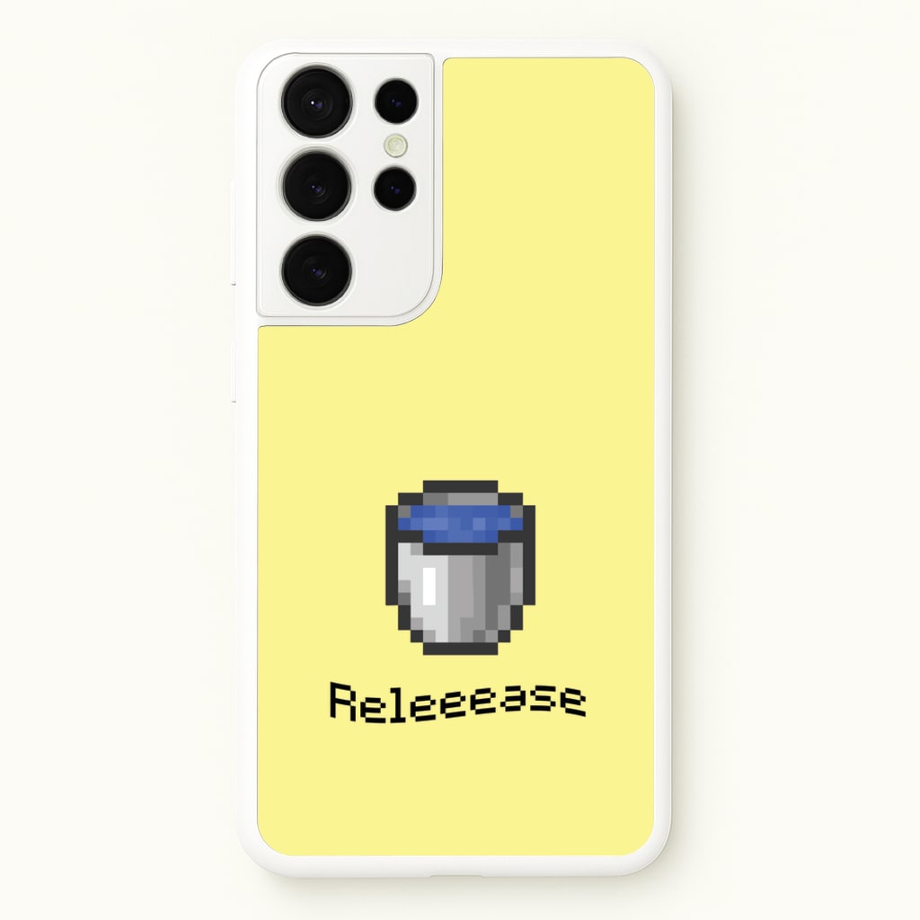 Release  - Minecraft Phone Case for Galaxy S21 Ultra