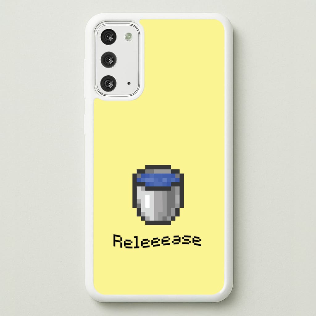 Release  - Minecraft Phone Case for Galaxy Note 20