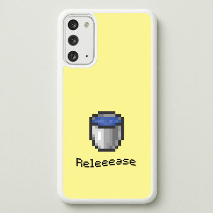 Release  - Minecraft Phone Case for Galaxy Note 20