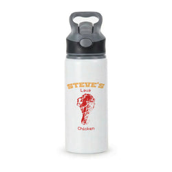 Steve's Lava Chicken Active Water Bottle - Black