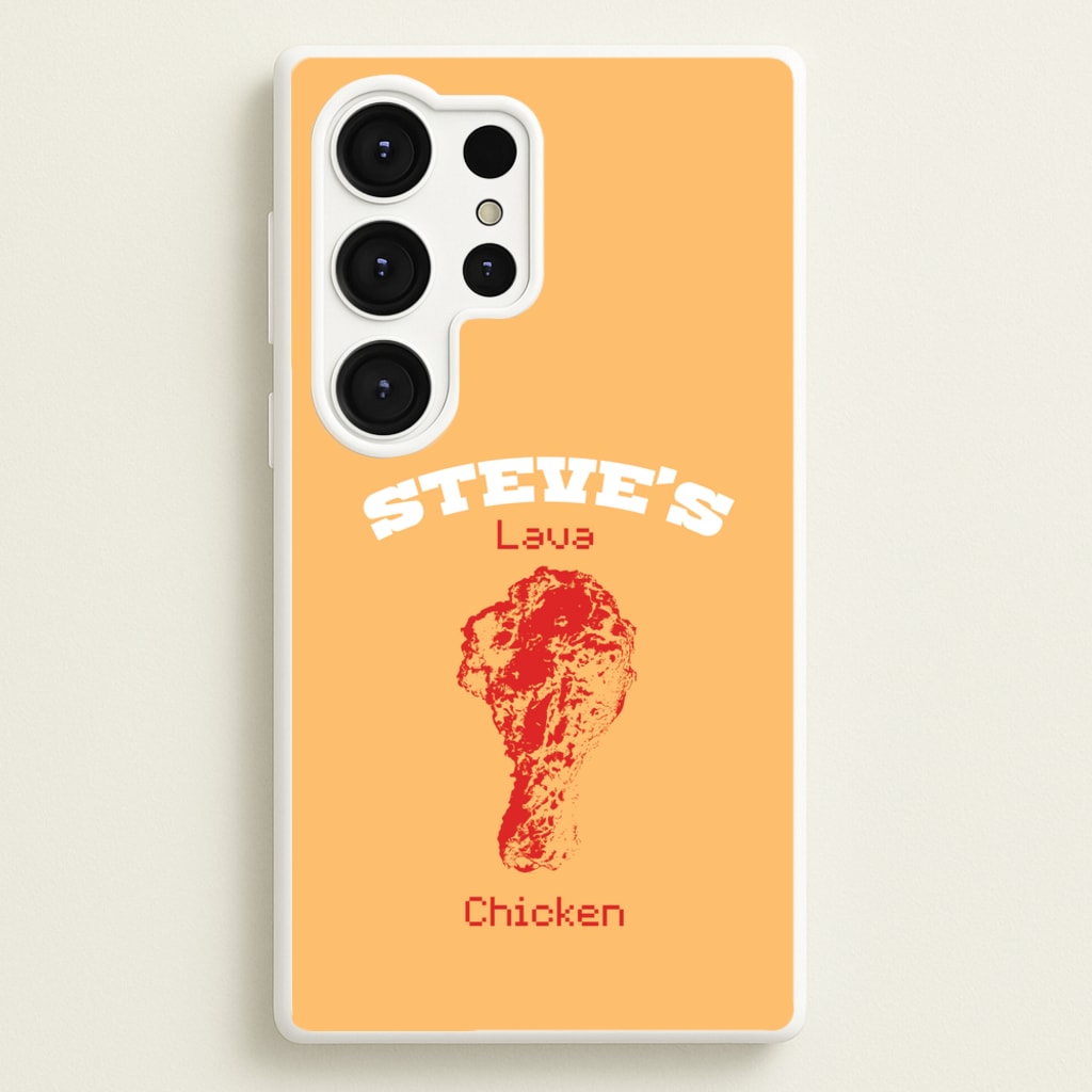 Steve's Lava Chicken  - Minecraft Phone Case for Galaxy S25 Ultra