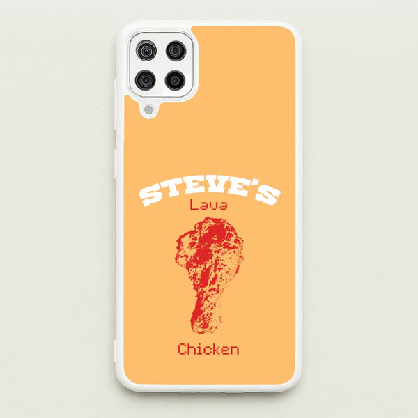 Steve's Lava Chicken  - Minecraft Phone Case for Galaxy A12