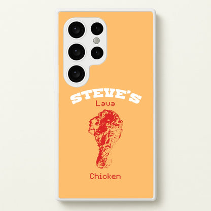 Steve's Lava Chicken  - Minecraft Phone Case for Galaxy S24 Ultra