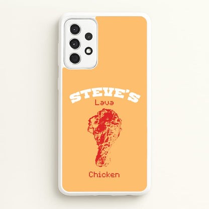 Steve's Lava Chicken  - Minecraft Phone Case for Galaxy A52 / A52s