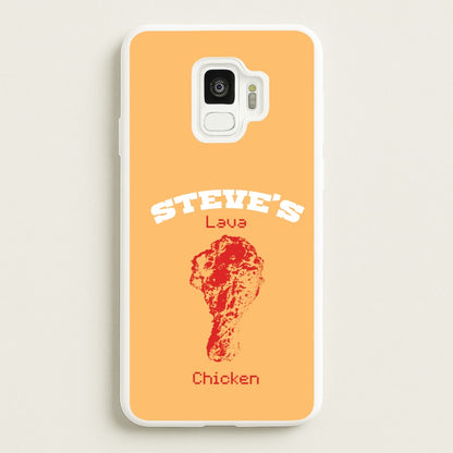 Steve's Lava Chicken  - Minecraft Phone Case for Galaxy S9
